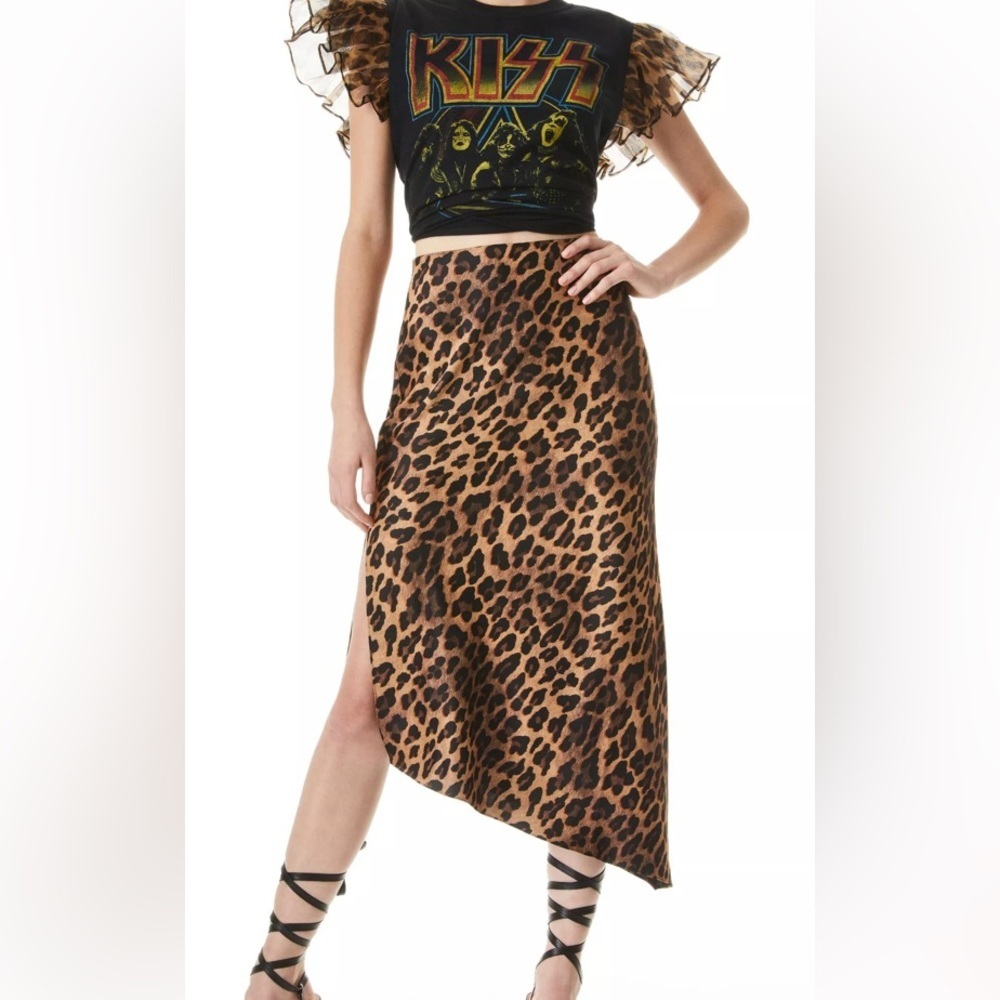 MAEVE ASYMMETRICAL SLIP SKIRT